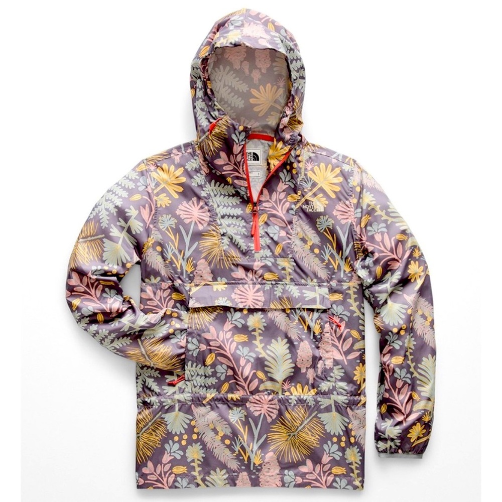 North Face Fanorak Hooded Jacket Woodland Floral